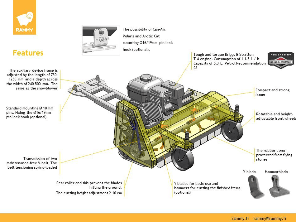 Rammy Flail Mower 120 ATV - Image 6