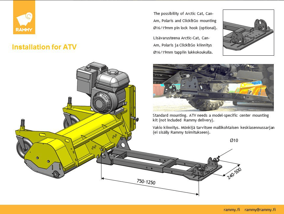 Rammy Flail Mower 120 ATV - Image 5